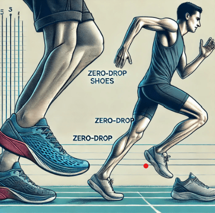 Beneficios del drop cero en la biomecánica de carrera