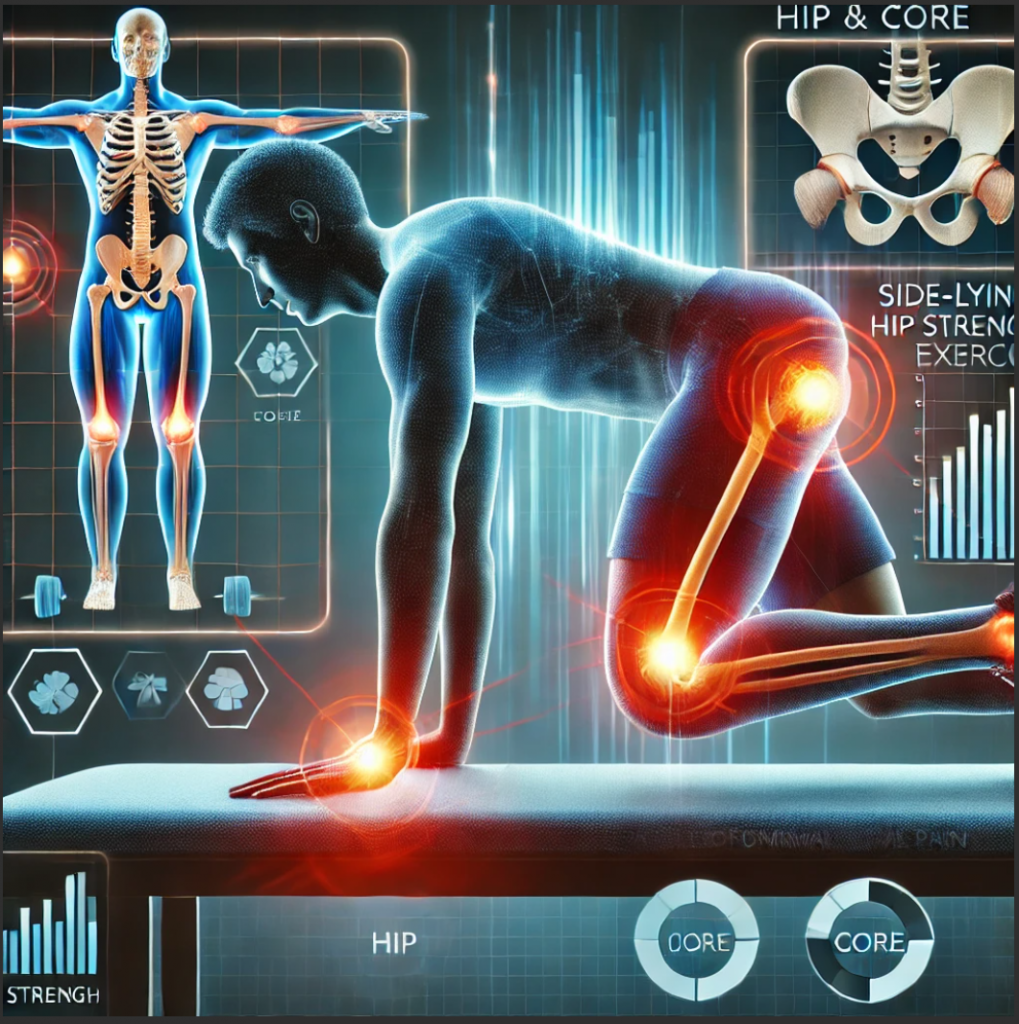 Fortalecimiento de cadera y core para el dolor de rodilla en fisioterapia