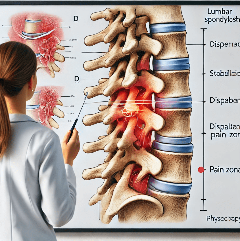 Ejercicio terapéutico para la espondilolistesis lumbar en fisioterapia