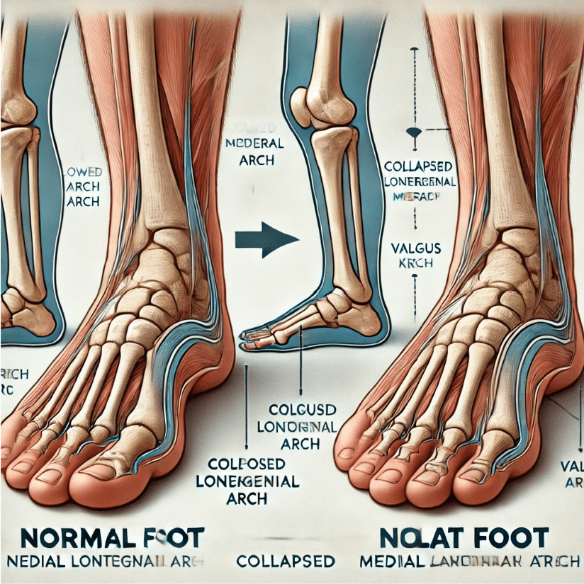 Estudio de la pisada para evaluar la relación entre pie plano y osteoartritis de rodilla