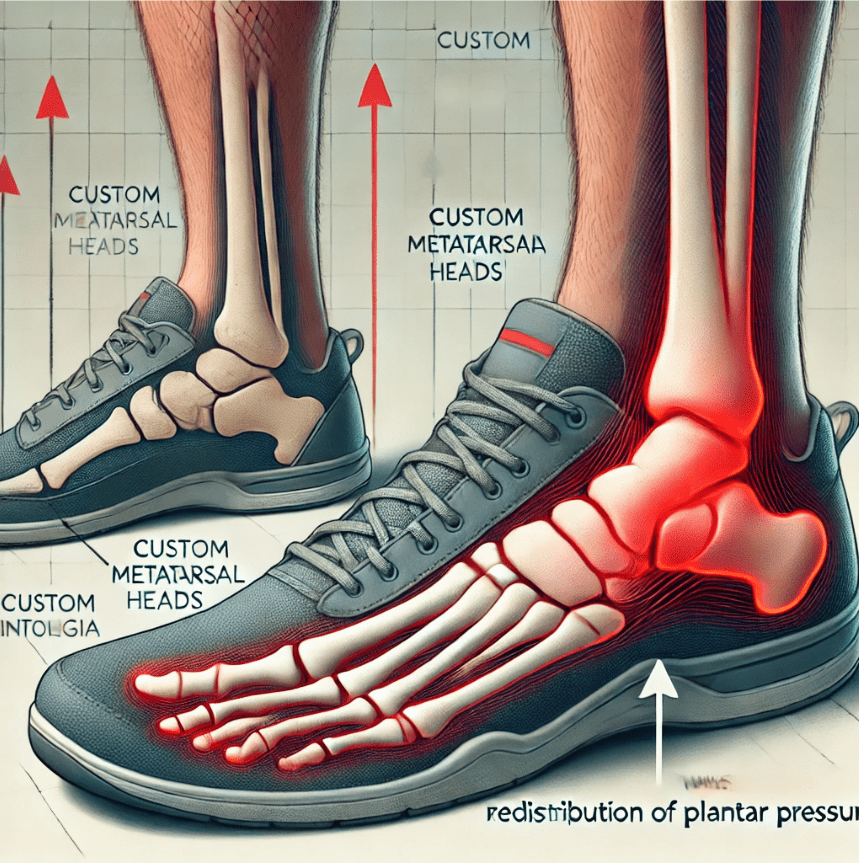 Plantillas a medida para pie cavo y metatarsalgia