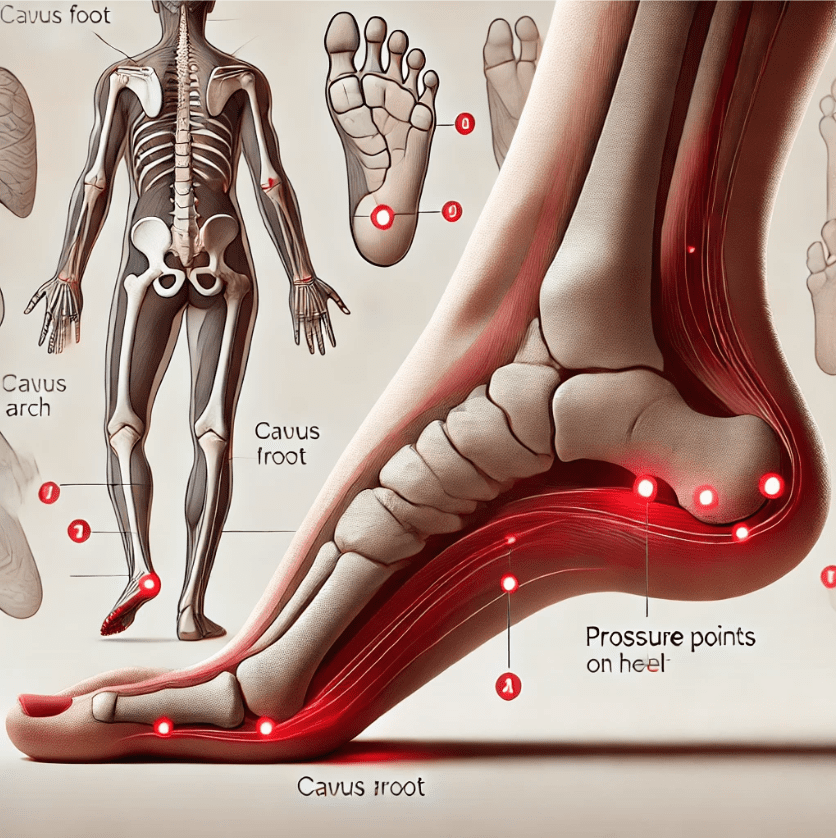 Pie cavo y ortesis personalizadas
