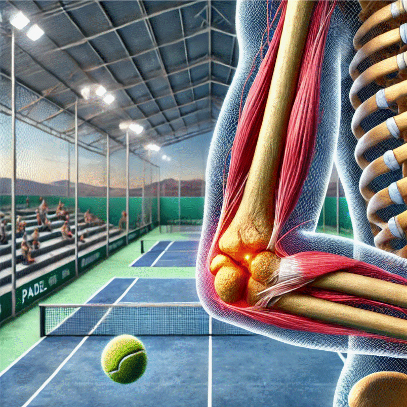 Ejercicio terapéutico para epicondilitis lateral en pádel
