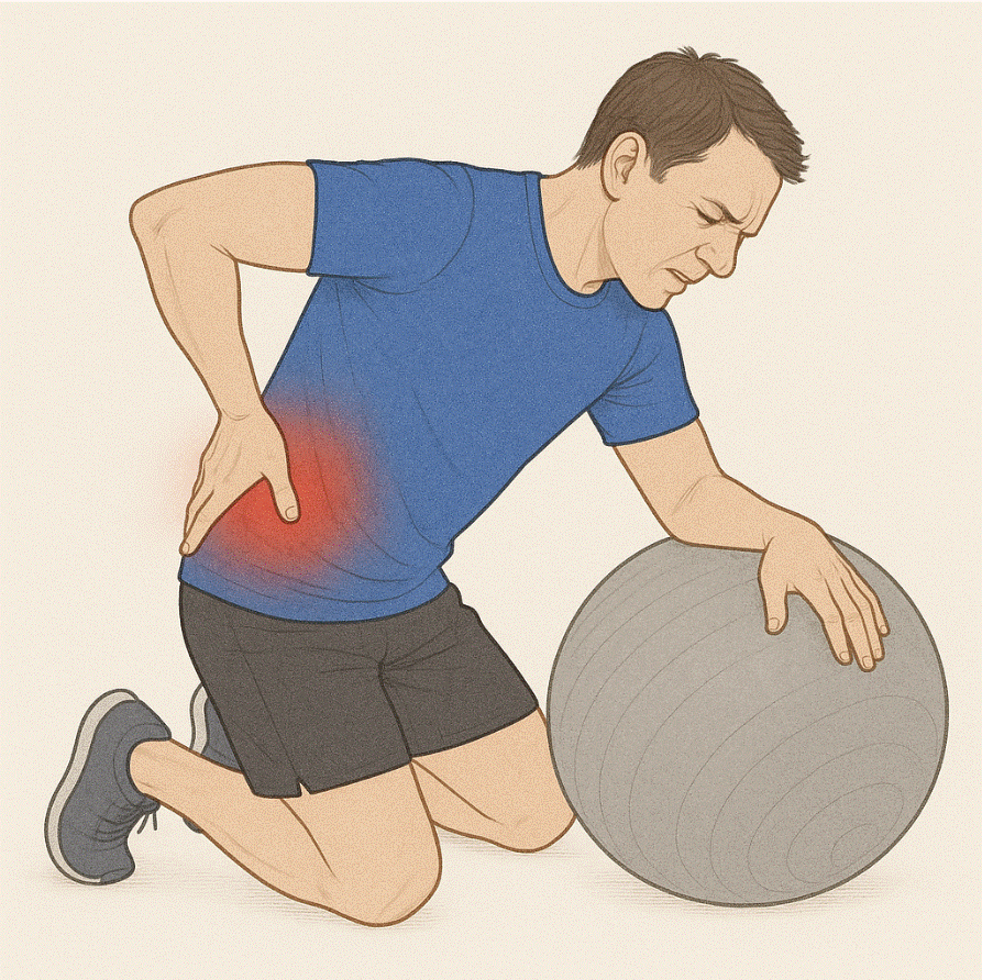 Ejercicio terapéutico para aliviar el dolor lumbar y psoas