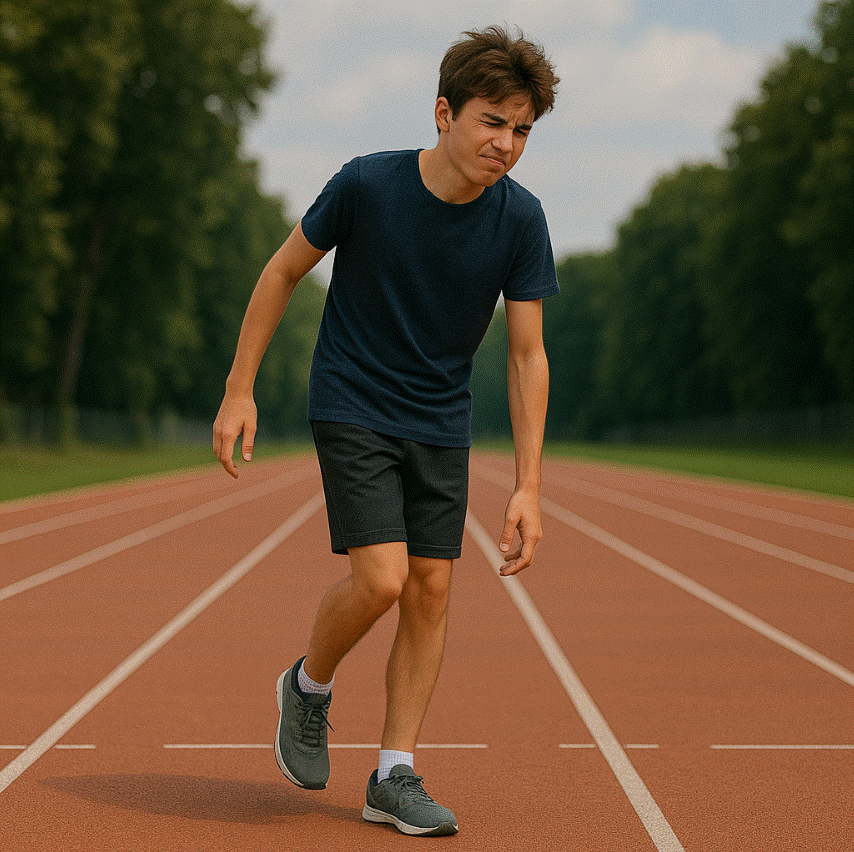 Ejercicio terapéutico para pie plano en el sprint