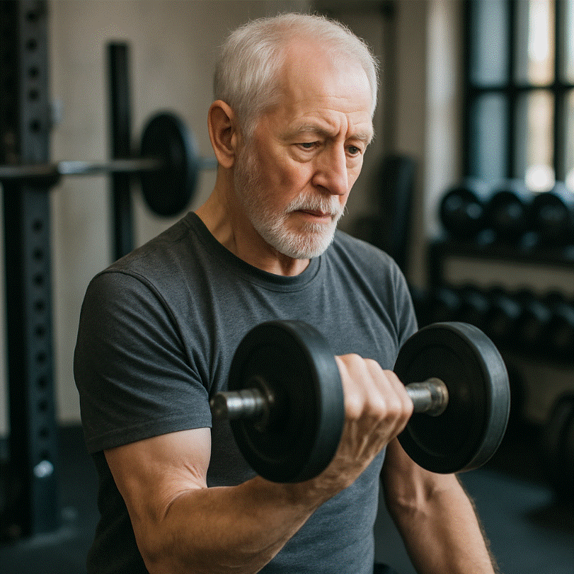Entrenamiento de fuerza en mayores para prevenir caídas
