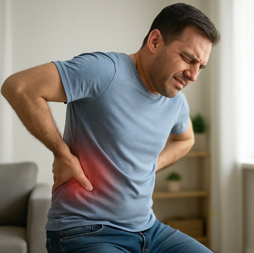 Relación entre dolor lumbar y debilidad glútea