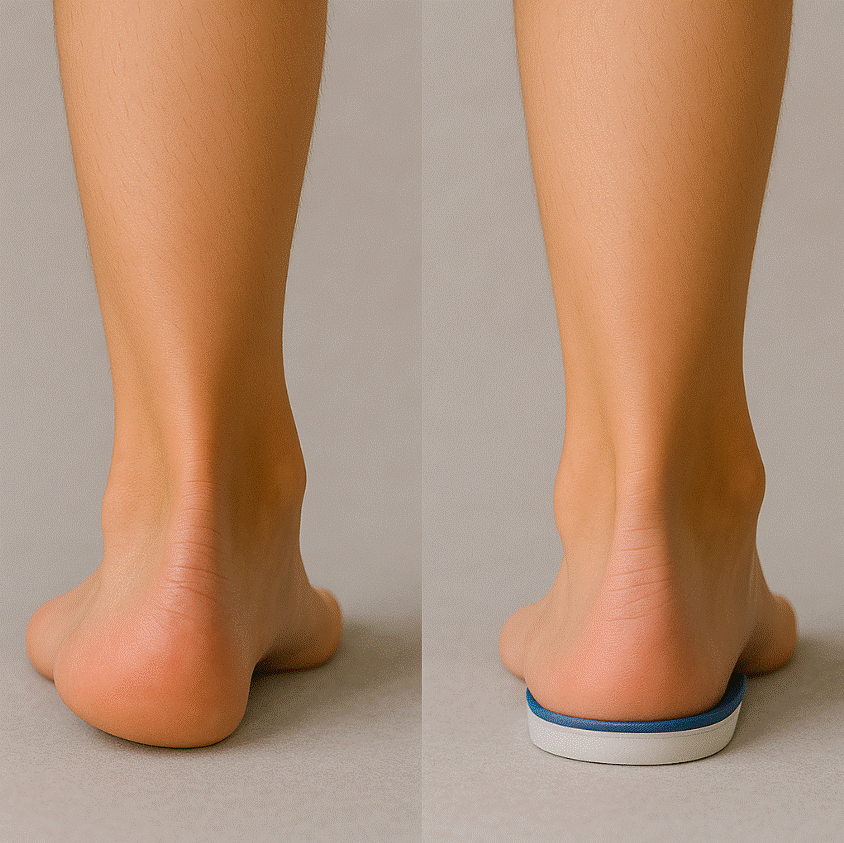 Uso del medial heel skive en ortesis plantares