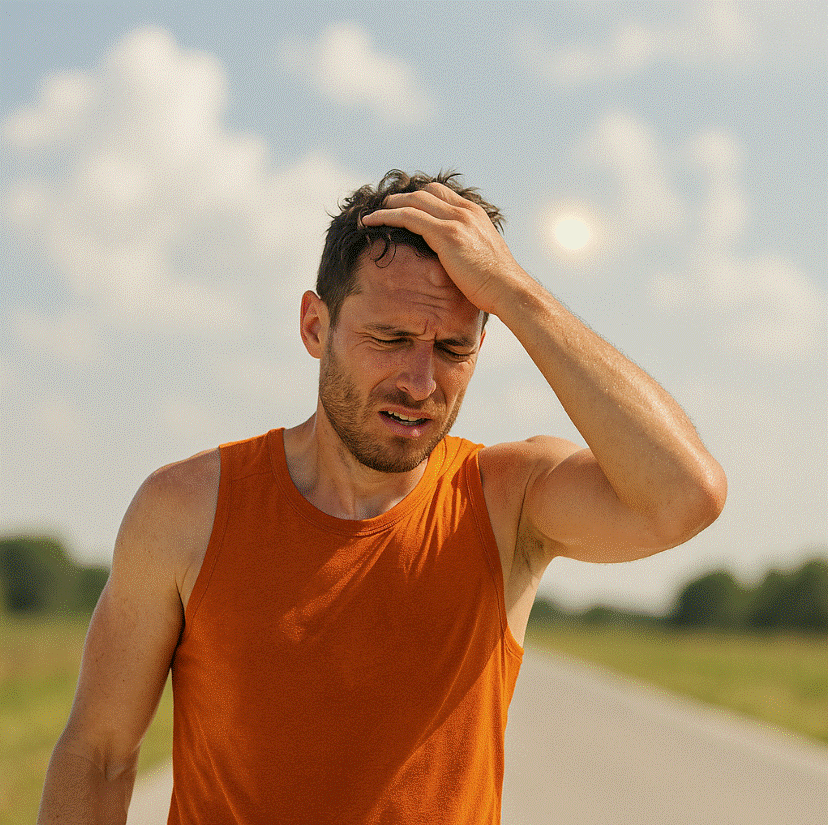 golpe de calor en corredores