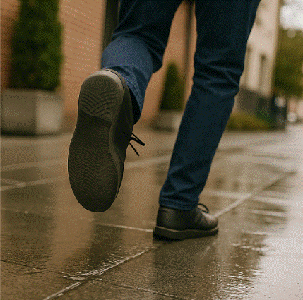 Análisis de la pisada para evaluar tracción del calzado al caminar