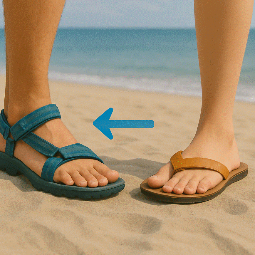 Chanclas cerradas y la estabilidad