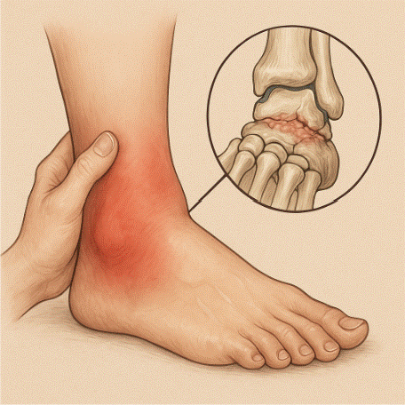 Relación entre esguinces y artrosis