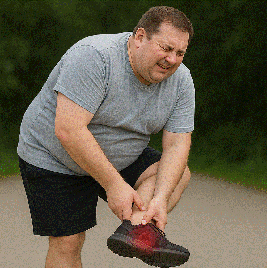 fascitis plantar y sobrepeso