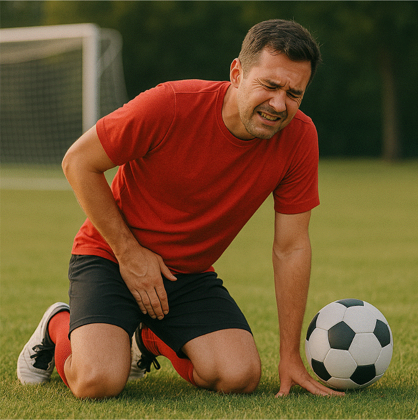 pubalgia en futbolistas