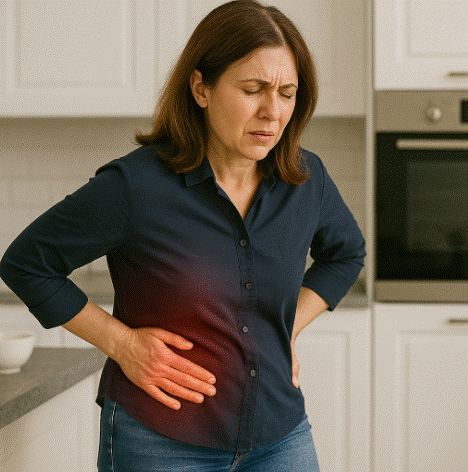 dolor lumbar e intestino irritable