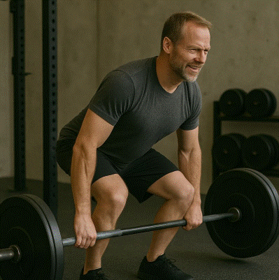 fuerza y dolor lumbar