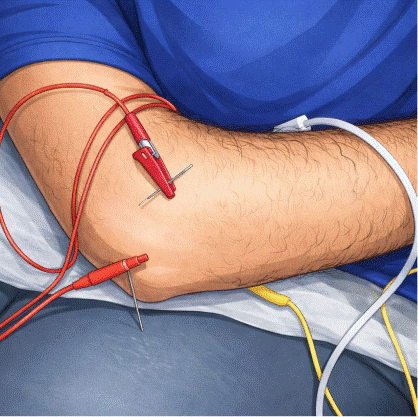 electrólisis para la epicondilitis lateral