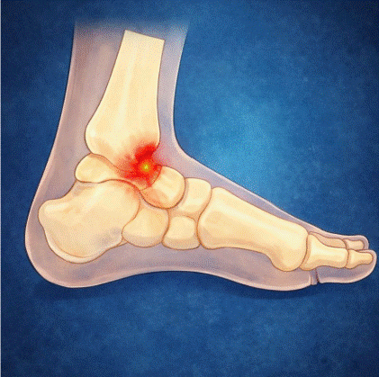 pinzamiento anterior de tobillo