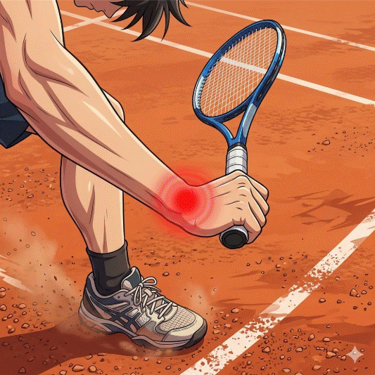 lesiones de muñeca en tenistas