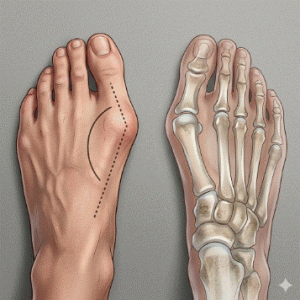 peroneo largo y hallux valgus